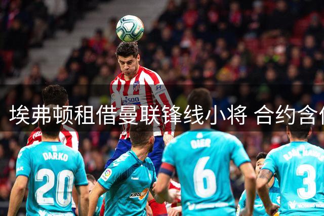 埃弗顿租借曼联锋线小将 合约含优先购买权